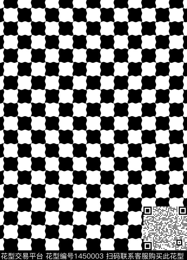 几何简约抽象传统印花华亿平台下载（图片编号: 1450003） - 瓦栏（Walan）