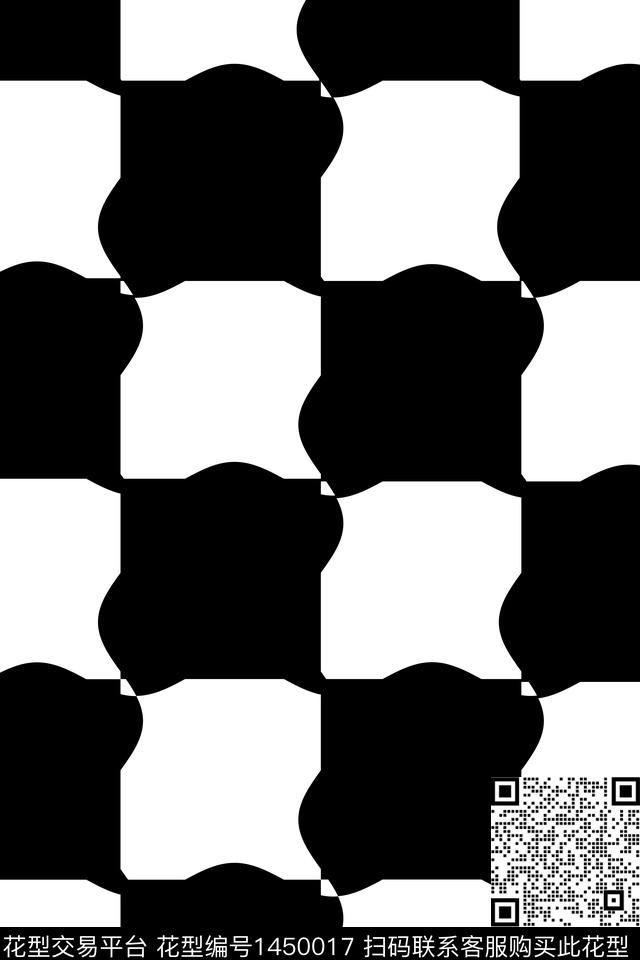 几何简约抽象传统印花华亿平台下载（图片编号: 1450017） - 瓦栏（Walan）