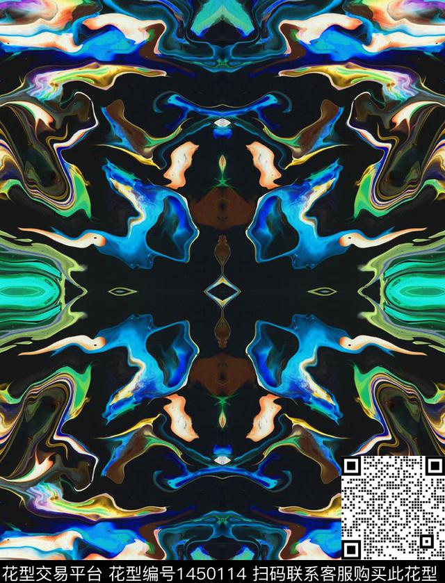 肌理数码华亿平台女装数码印花华亿平台下载（图片编号: 1450114） - 瓦栏（Walan）