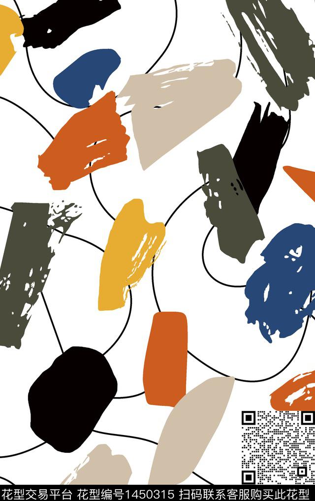 菱形线条肌理传统印花华亿平台下载（图片编号: 1450315） - 瓦栏（Walan）