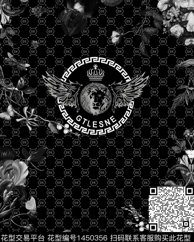 动物花卉男装大牌风数码印花华亿平台下载（图片编号: 1450356） - 瓦栏（Walan）