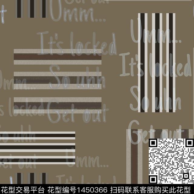 几何字母大牌风传统印花华亿平台下载（图片编号: 1450366） - 瓦栏（Walan）