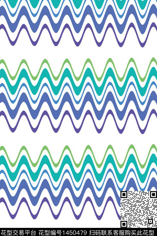 几何简约抽象数码印花华亿平台下载（图片编号: 1450479） - 瓦栏（Walan）
