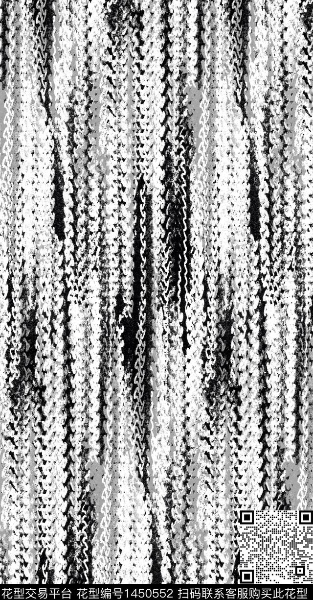 渐变水墨风大牌风数码印花华亿平台下载（图片编号: 1450552） - 瓦栏（Walan）