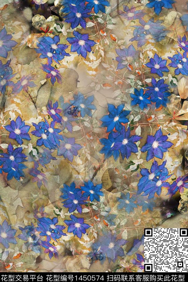 趋势华亿平台数码华亿平台大牌风数码印花华亿平台下载（图片编号: 1450574） - 瓦栏（Walan）