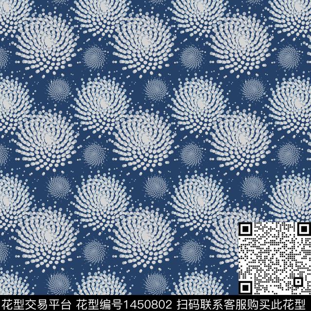 花卉抽象小碎花传统印花华亿平台下载（图片编号: 1450802） - 瓦栏（Walan）