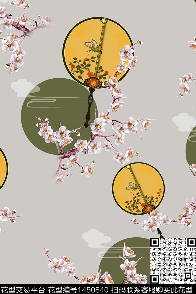 连衣裙数码华亿平台香云纱数码印花华亿平台下载（图片编号: 1450840） - 瓦栏（Walan）