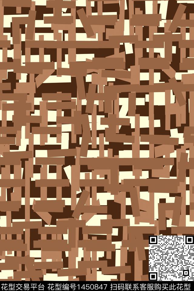 抽象男装户外家居服传统印花华亿平台下载（图片编号: 1450847） - 瓦栏（Walan）