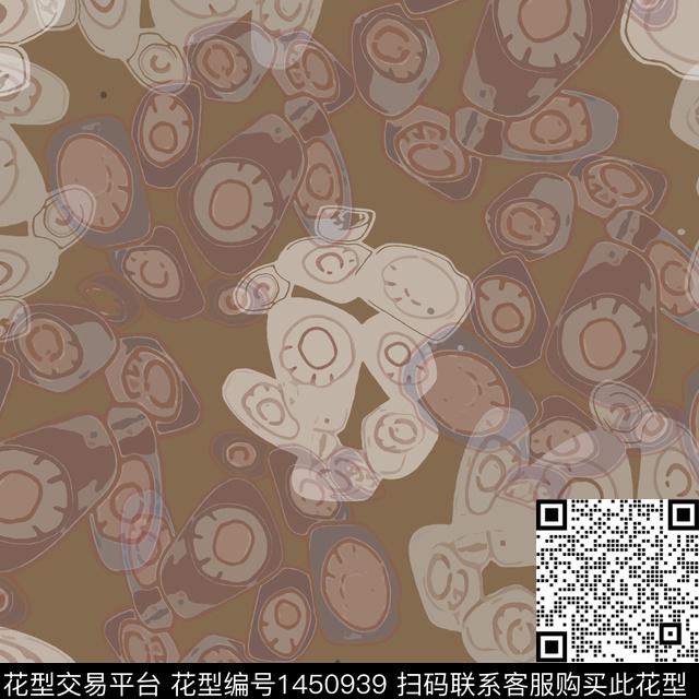 圆形大牌风抽象传统印花华亿平台下载（图片编号: 1450939） - 瓦栏（Walan）