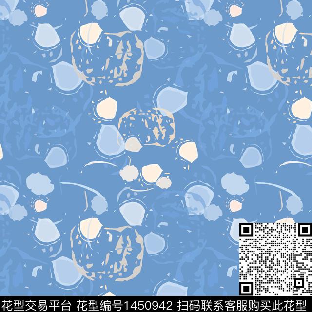 大牌风抽象波点传统印花华亿平台下载（图片编号: 1450942） - 瓦栏（Walan）