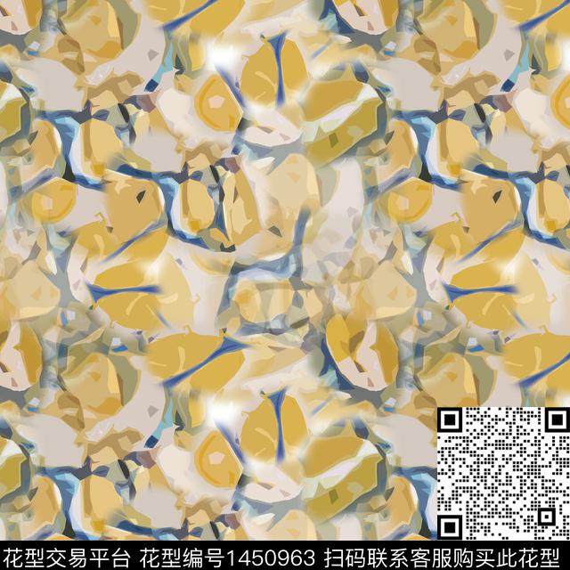 大牌风抽象小碎花数码印花华亿平台下载（图片编号: 1450963） - 瓦栏（Walan）
