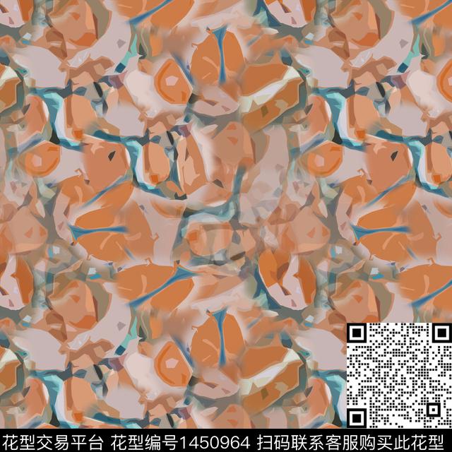 大牌风抽象小碎花数码印花华亿平台下载（图片编号: 1450964） - 瓦栏（Walan）