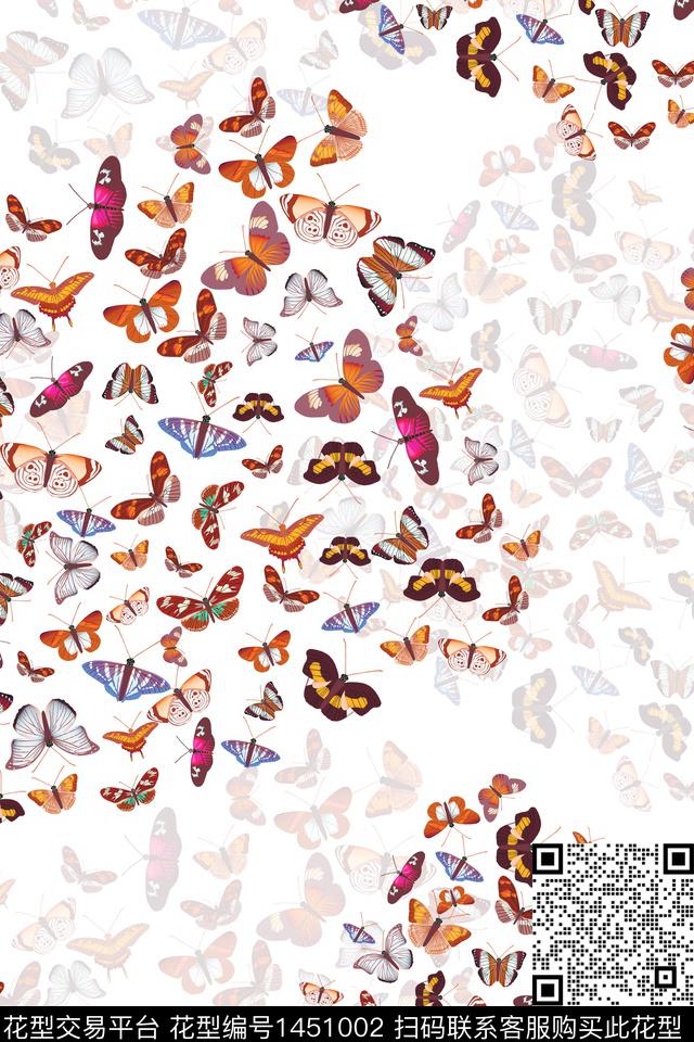 动物大牌风真丝数码印花华亿平台下载（图片编号: 1451002） - 瓦栏（Walan）