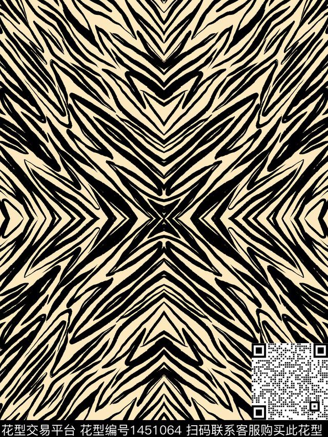 时尚动物纹休闲数码印花华亿平台下载（图片编号: 1451064） - 瓦栏（Walan）