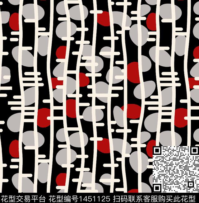 几何大牌风年轻女性传统印花华亿平台下载（图片编号: 1451125） - 瓦栏（Walan）