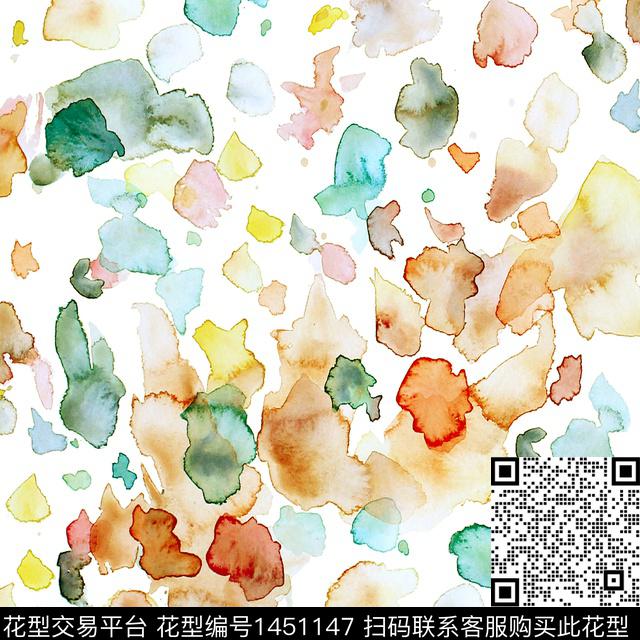 水彩流体审数码印花华亿平台下载（图片编号: 1451147） - 瓦栏（Walan）