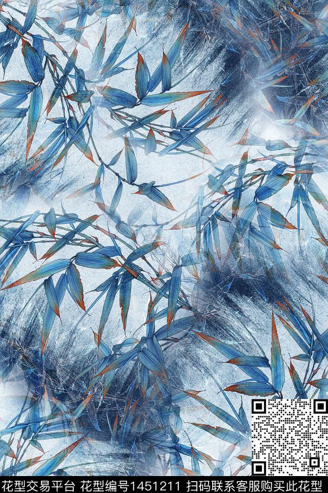 民族风大牌风旗袍数码印花华亿平台下载（图片编号: 1451211） - 瓦栏（Walan）