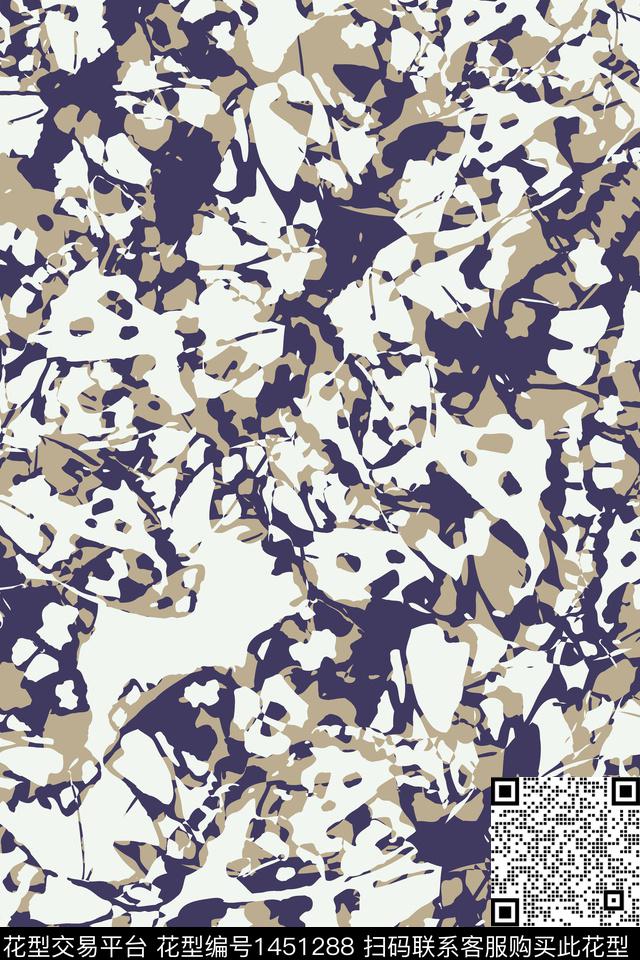 肌理抽象配饰传统印花华亿平台下载（图片编号: 1451288） - 瓦栏（Walan）