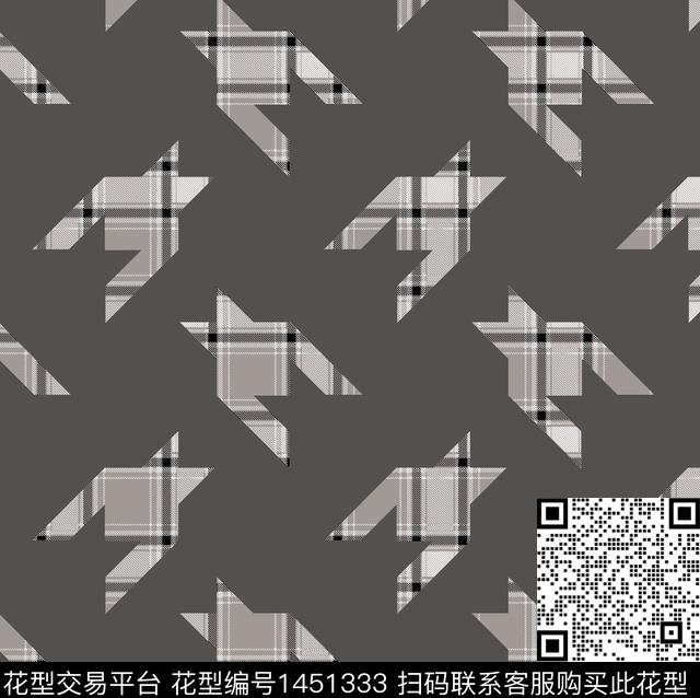 几何字母数码华亿平台数码印花华亿平台下载（图片编号: 1451333） - 瓦栏（Walan）