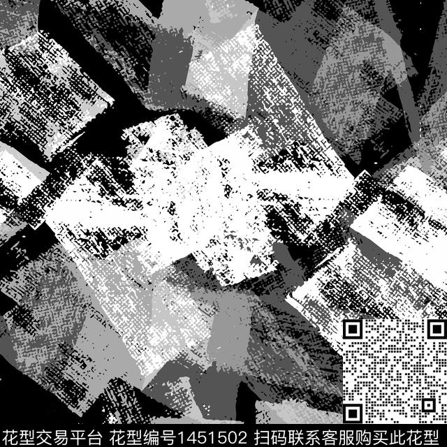 字母几何数码华亿平台数码印花华亿平台下载（图片编号: 1451502） - 瓦栏（Walan）