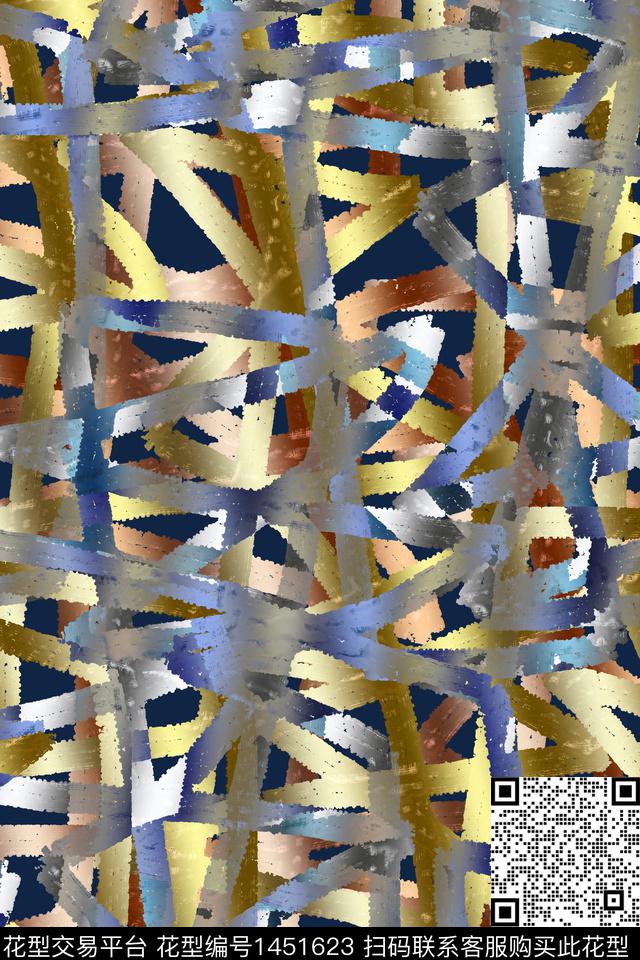 抽象男装户外家居服数码印花华亿平台下载（图片编号: 1451623） - 瓦栏（Walan）