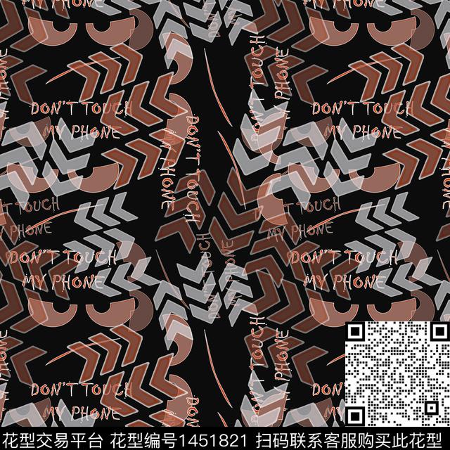 字母几何大牌风传统印花华亿平台下载（图片编号: 1451821） - 瓦栏（Walan）