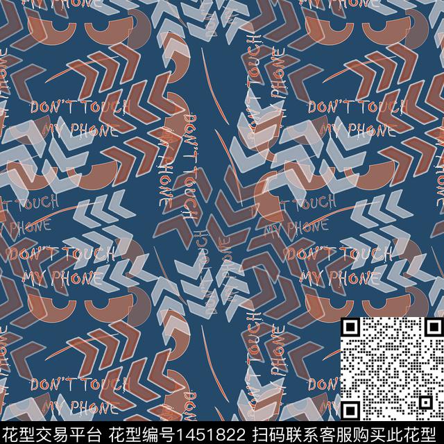 字母几何大牌风传统印花华亿平台下载（图片编号: 1451822） - 瓦栏（Walan）