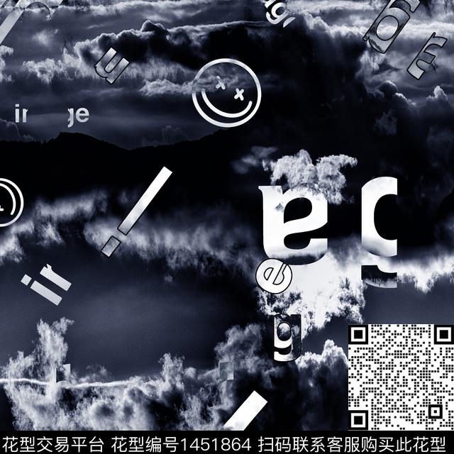 字母肌理羽绒服数码印花华亿平台下载（图片编号: 1451864） - 瓦栏（Walan）