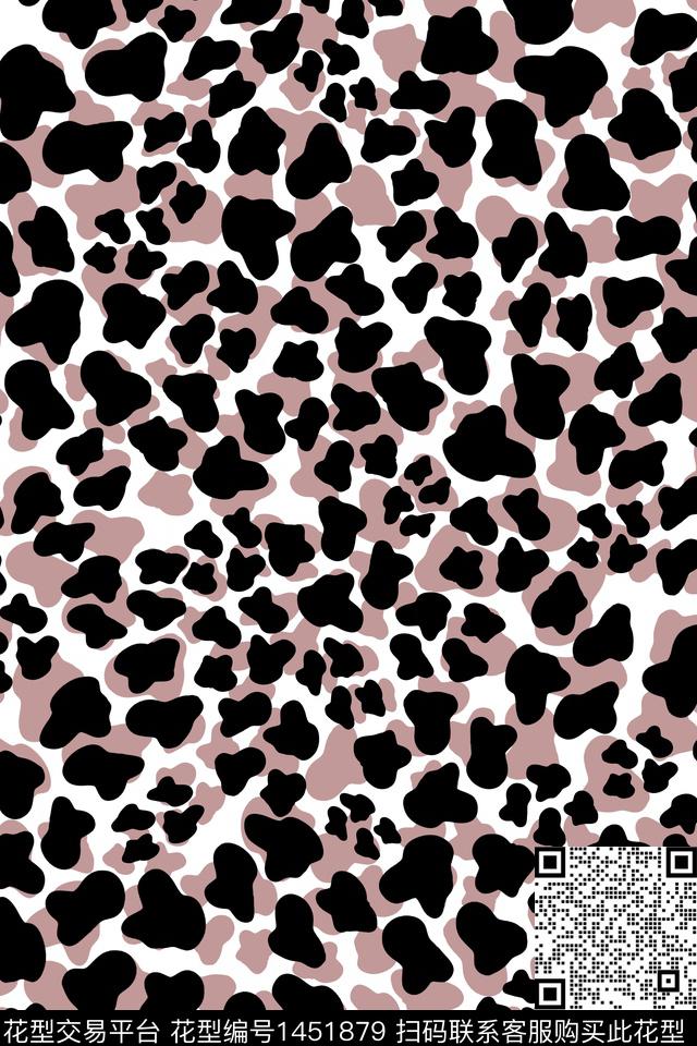 几何豹纹抽象传统印花华亿平台下载（图片编号: 1451879） - 瓦栏（Walan）