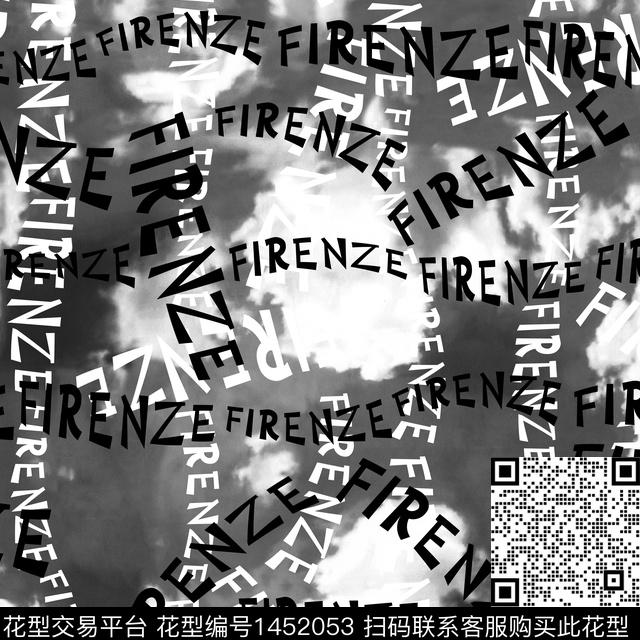 字母几何大牌风传统印花华亿平台下载（图片编号: 1452053） - 瓦栏（Walan）