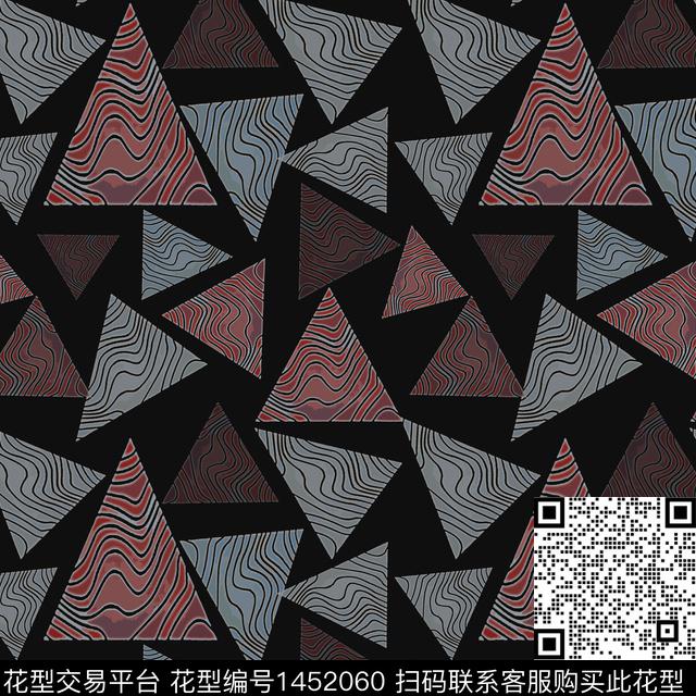 三角形传统印花华亿平台下载（图片编号: 1452060） - 瓦栏（Walan）