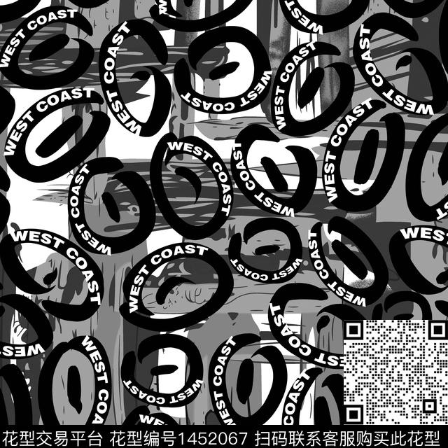 字母几何大牌风传统印花华亿平台下载（图片编号: 1452067） - 瓦栏（Walan）