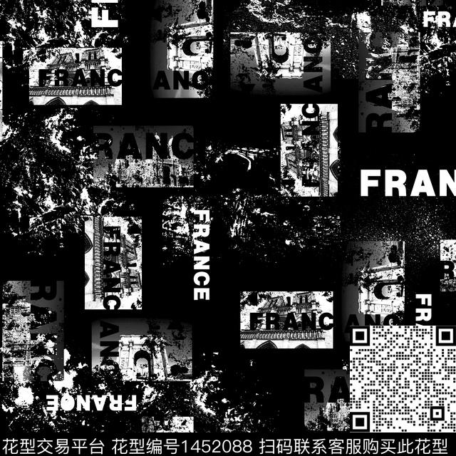 字母几何大牌风传统印花华亿平台下载（图片编号: 1452088） - 瓦栏（Walan）