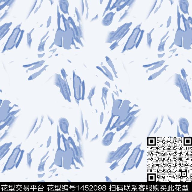 大牌风年轻女性抽象数码印花华亿平台下载（图片编号: 1452098） - 瓦栏（Walan）