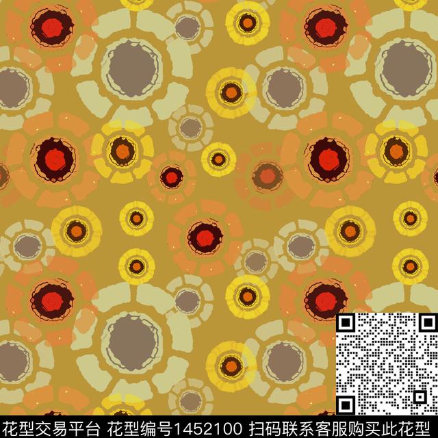 花卉大牌风小碎花传统印花华亿平台下载（图片编号: 1452100） - 瓦栏（Walan）