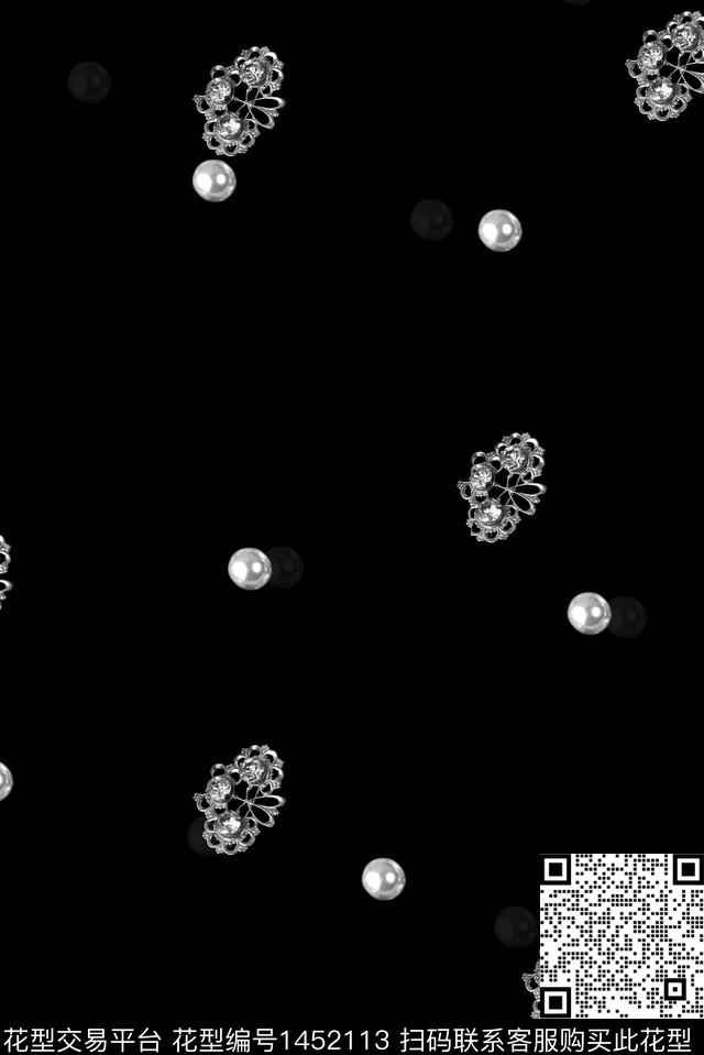 珠宝宝石简约女装数码印花华亿平台下载（图片编号: 1452113） - 瓦栏（Walan）