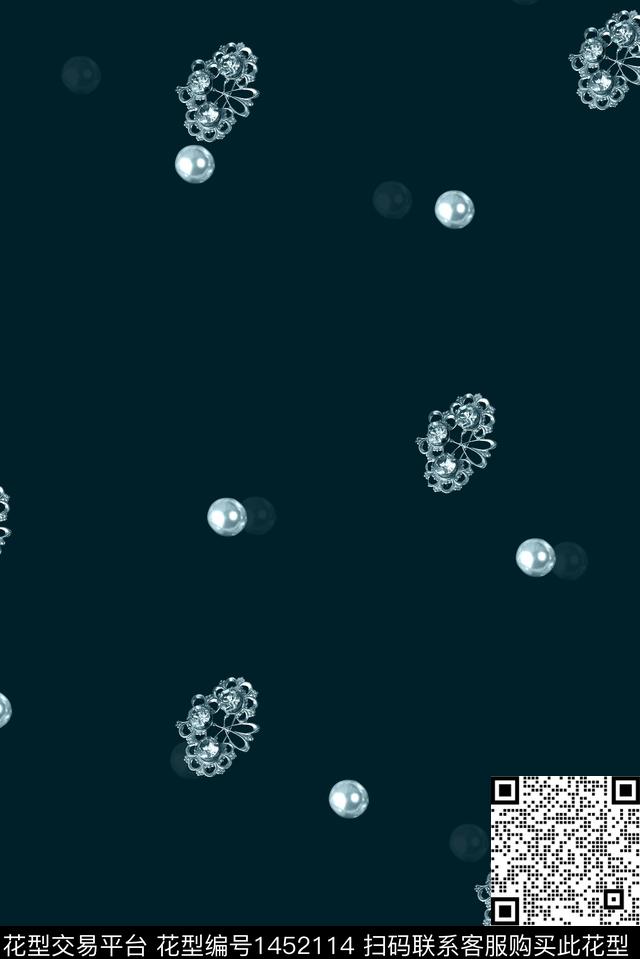 珠宝宝石简约女装数码印花华亿平台下载（图片编号: 1452114） - 瓦栏（Walan）