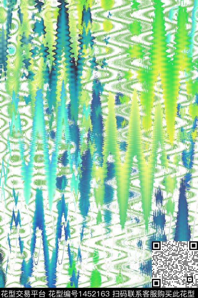 几何大牌风年轻女性数码印花华亿平台下载（图片编号: 1452163） - 瓦栏（Walan）