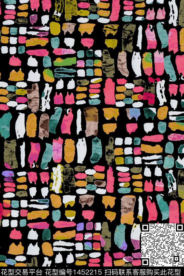 扎染华亿平台大牌风年轻女性数码印花华亿平台下载（图片编号: 1452215） - 瓦栏（Walan）