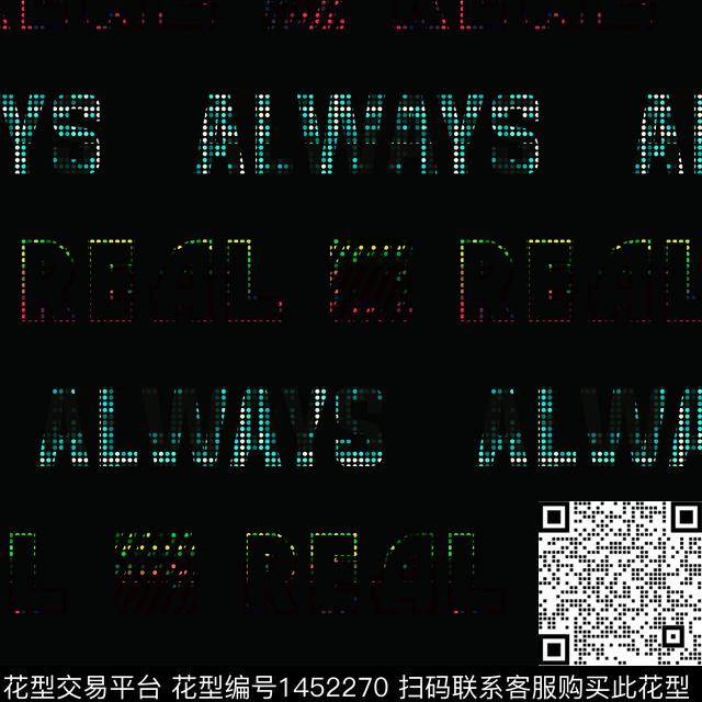 趋势华亿平台字母男装满版花数码印花华亿平台下载（图片编号: 1452270） - 瓦栏（Walan）