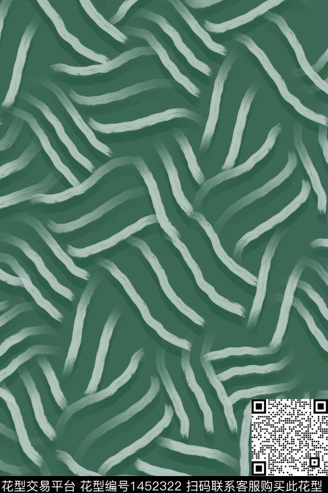 几何年轻女性抽象数码印花华亿平台下载（图片编号: 1452322） - 瓦栏（Walan）