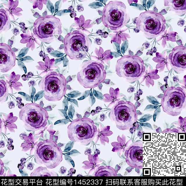 女装花卉小碎花数码印花华亿平台下载（图片编号: 1452337） - 瓦栏（Walan）