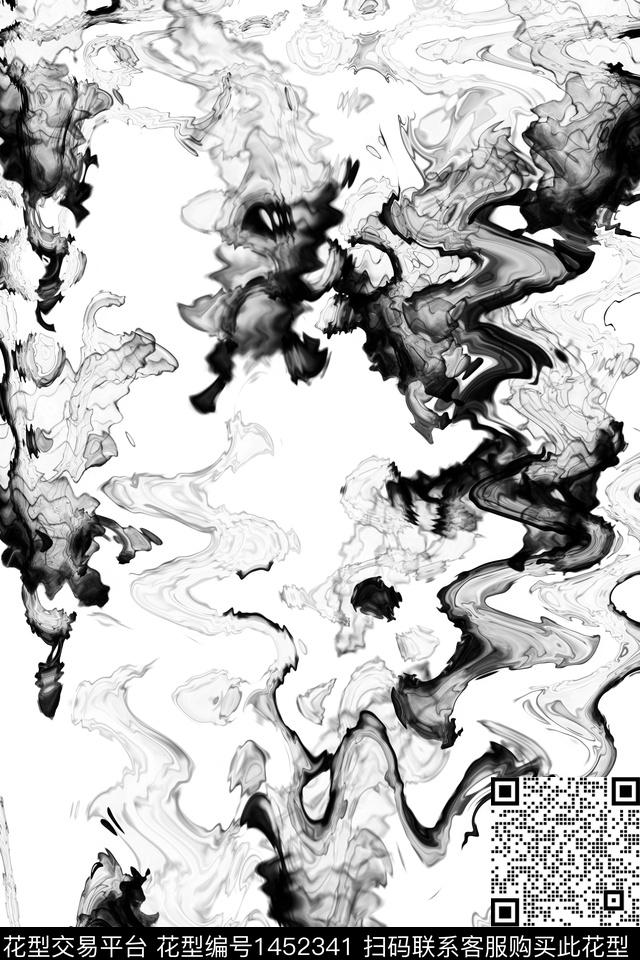 几何扎染华亿平台大牌风数码印花华亿平台下载（图片编号: 1452341） - 瓦栏（Walan）