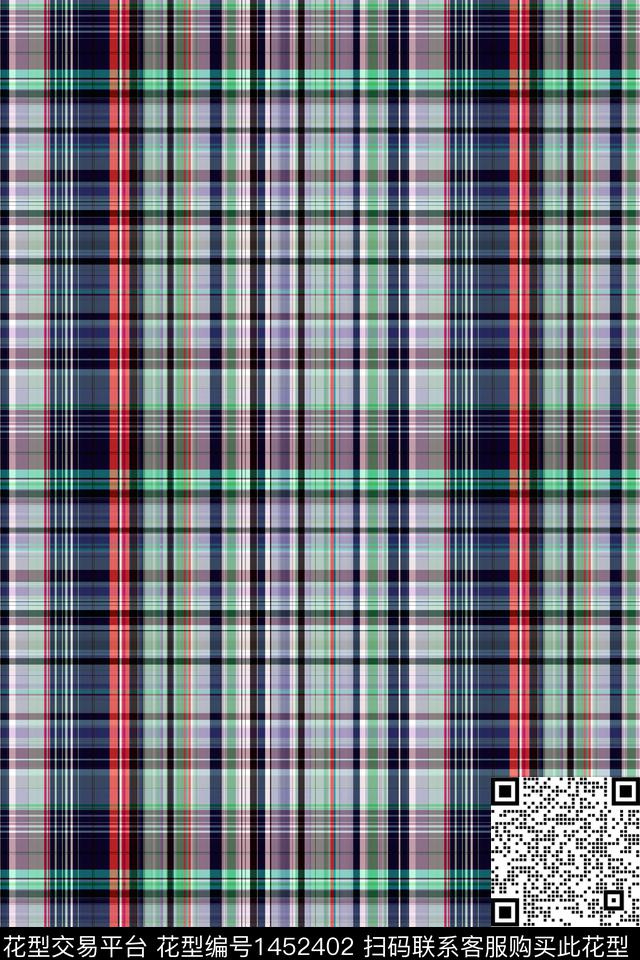 格子渐变几何数码印花华亿平台下载（图片编号: 1452402） - 瓦栏（Walan）