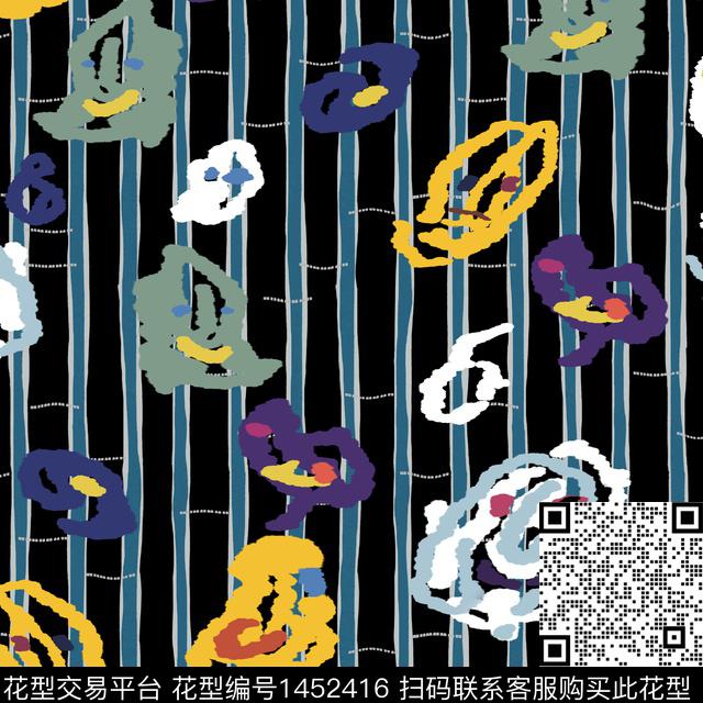 格子趋势华亿平台字母数码印花华亿平台下载（图片编号: 1452416） - 瓦栏（Walan）