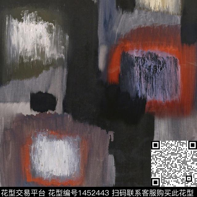 肌理油画华亿平台审数码印花华亿平台下载（图片编号: 1452443） - 瓦栏（Walan）