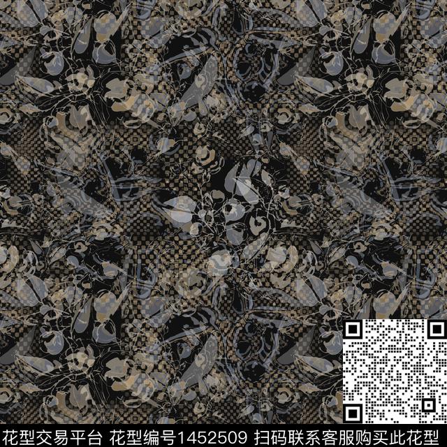 花卉大牌风小碎花数码印花华亿平台下载（图片编号: 1452509） - 瓦栏（Walan）