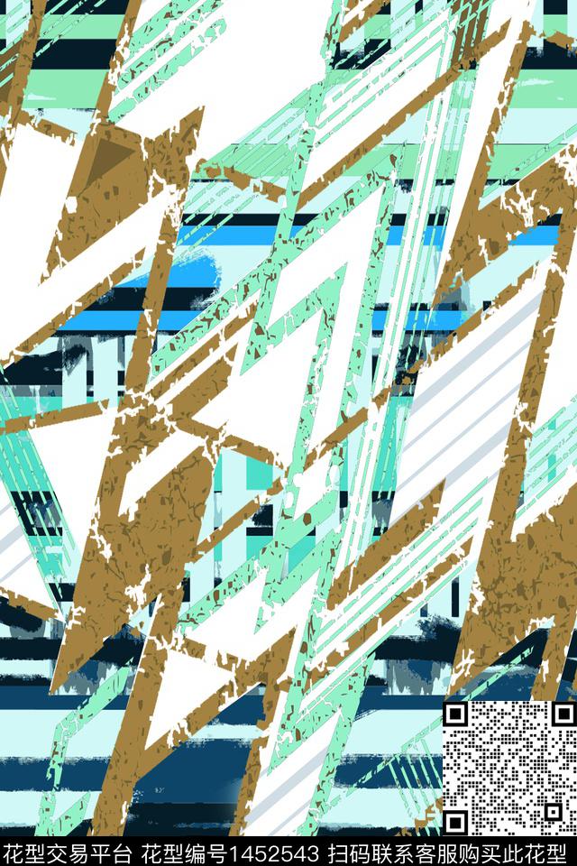 几何数码华亿平台大牌风数码印花华亿平台下载（图片编号: 1452543） - 瓦栏（Walan）