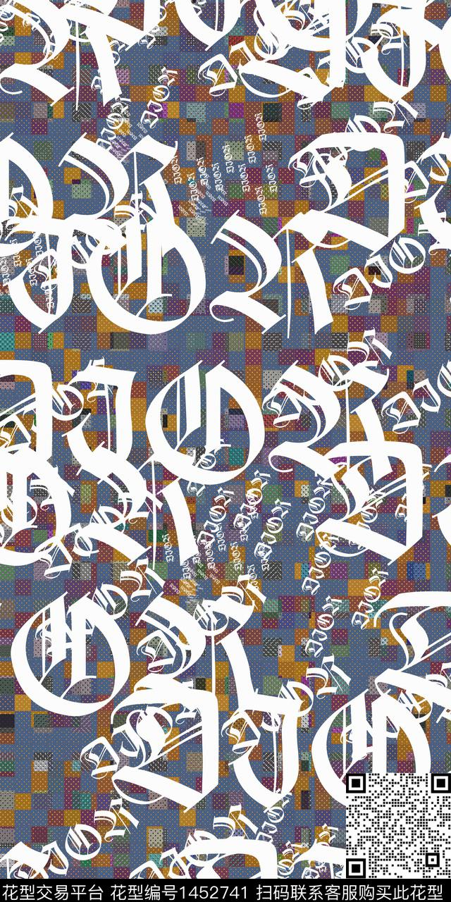 泳装华亿平台字母线条传统印花华亿平台下载（图片编号: 1452741） - 瓦栏（Walan）