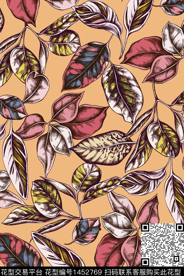 真丝年轻女性大牌风数码印花华亿平台下载（图片编号: 1452769） - 瓦栏（Walan）